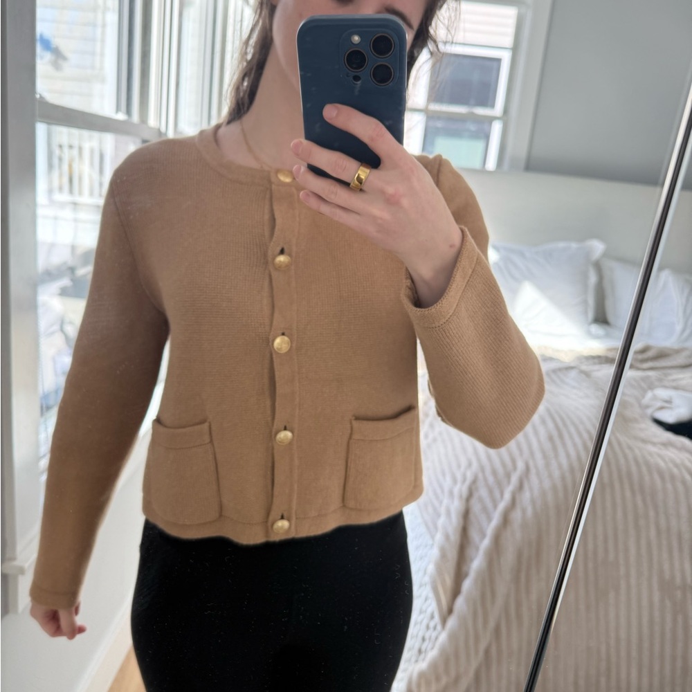 Jcrew Emilie Patch-Pocket Camel Patch-Pocket Card… - image 5